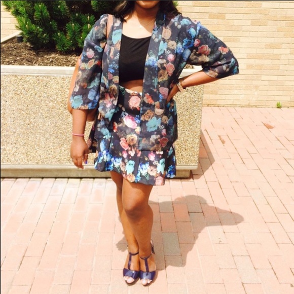 Mossimo Scuba Floral Print Skirt - Picture 4 of 4